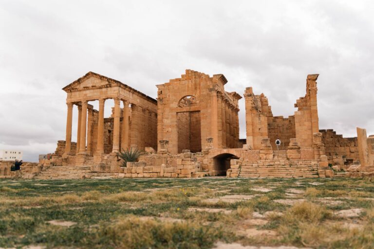 The ruins of Dougga