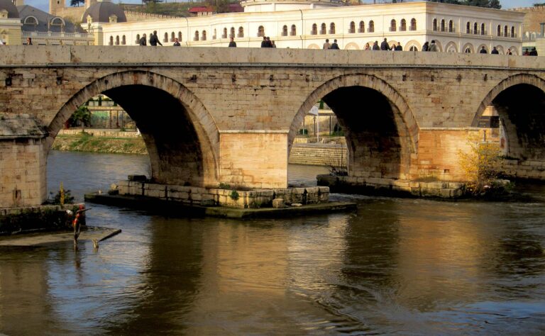 The Stone Bridge in Skopje